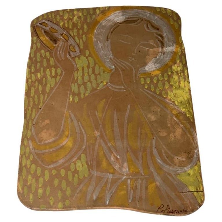 Mid-Century Ceramic Panel by Pompeo Pianezzola from Nove-Vicenza (1 of 13)