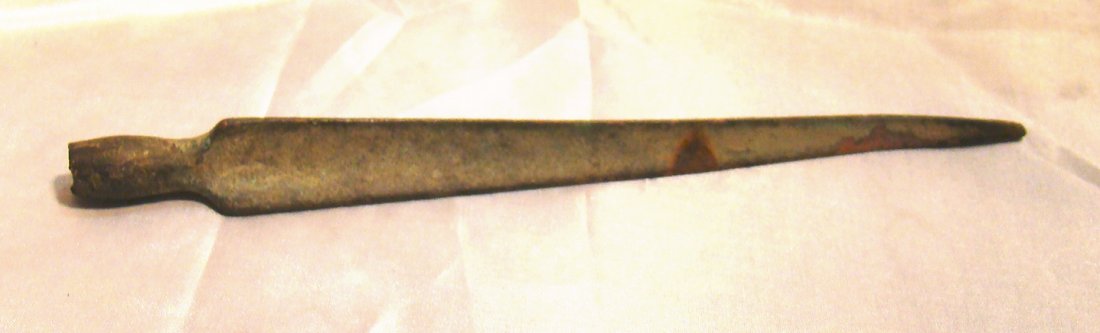 Bronze Spear Point: about 6"