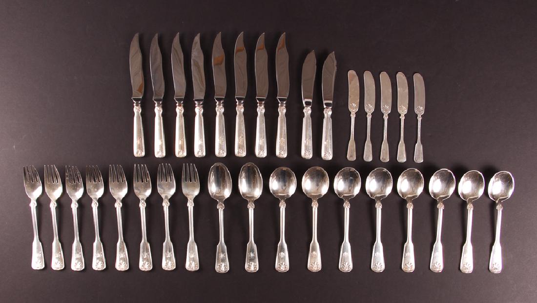 Tiffany Sterling Flatware Shell and Thread Pattern (1 of 6)