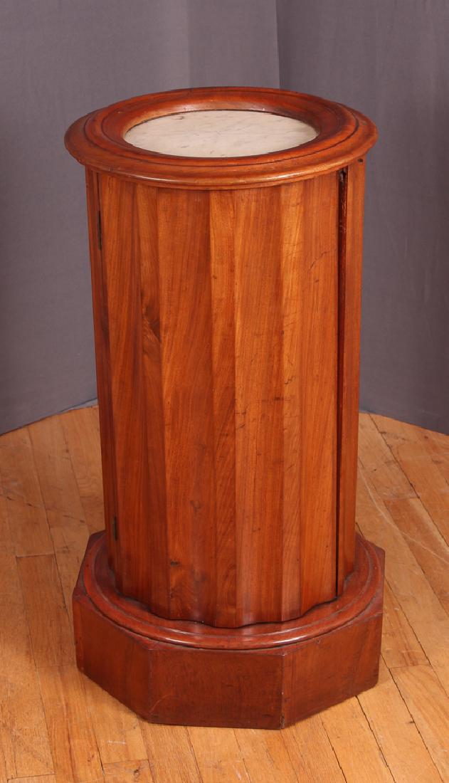 Marble Top Column Shaped Cabinet (1 of 5)