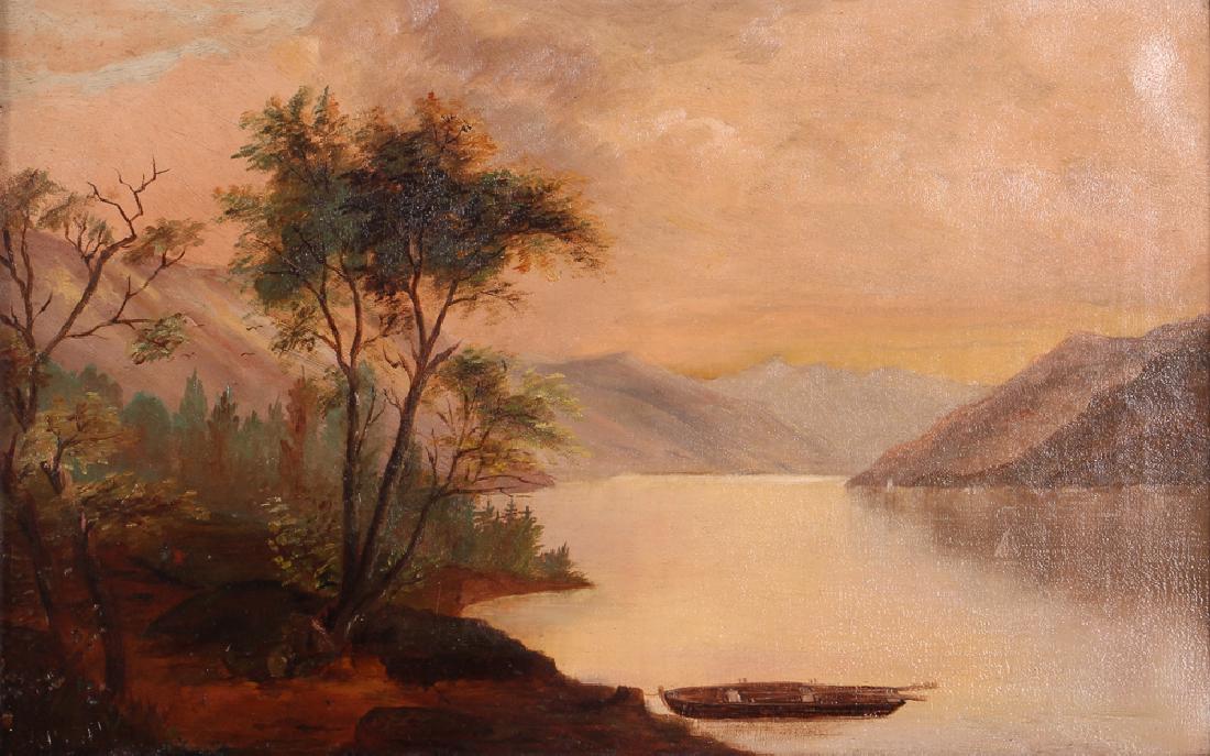 Hudson River School Landscape Riverbank at Dawn (1 of 8)