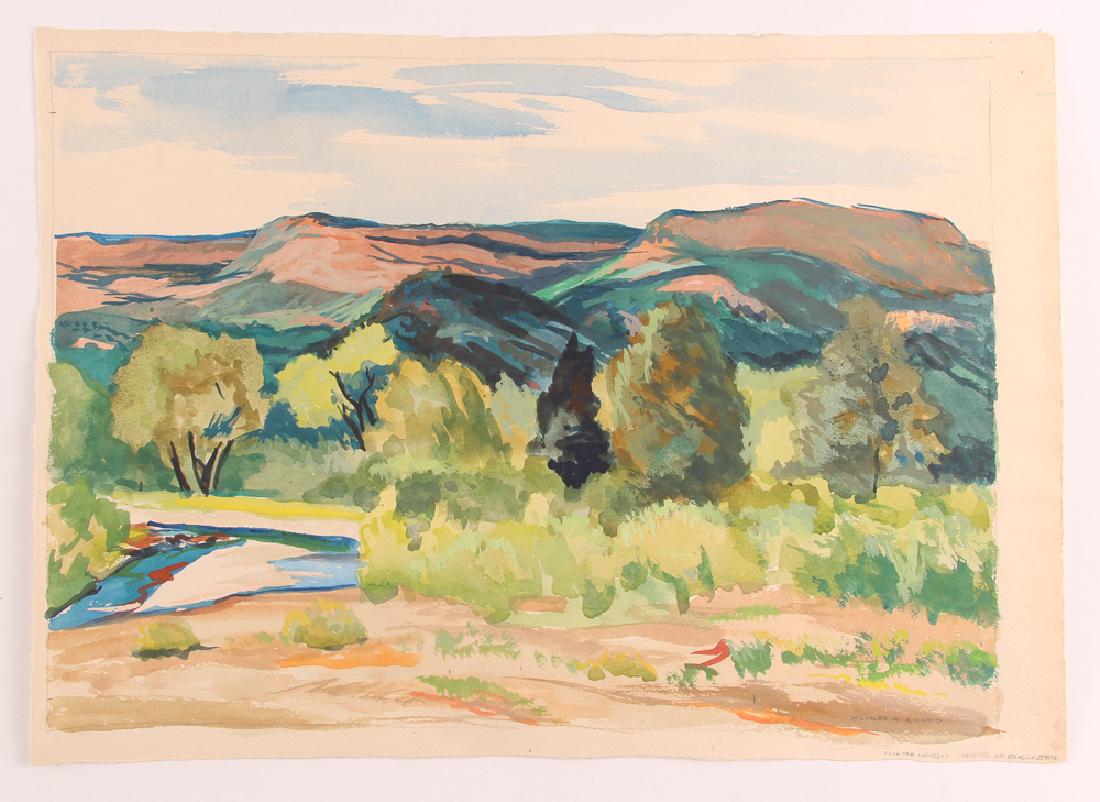 Wilfred Readio wc From The Conejos Looking Up Elk Creek (1 of 5)