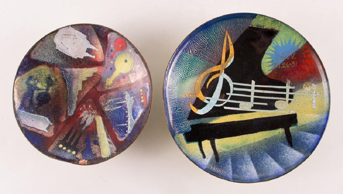 Two Virgil Cantini Enamel Bowls (1 of 7)