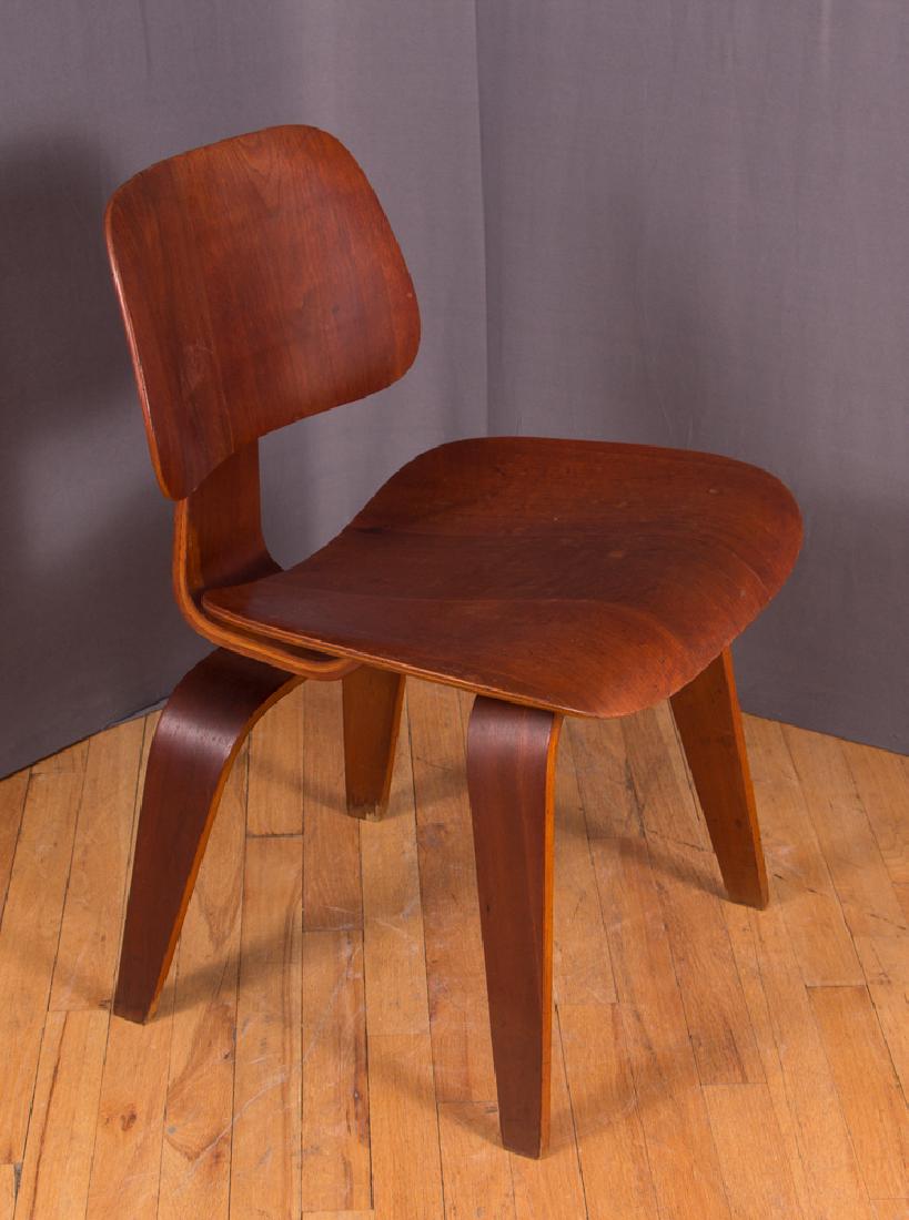 Eames for Evans Midcentury Walnut DCW Lounge Chair (1 of 9)