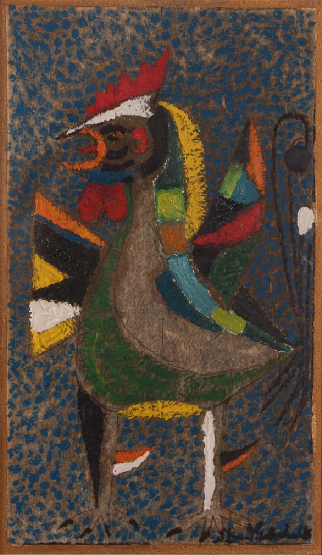 Dan Gottschalk Abstracted Rooster Painting (1 of 8)