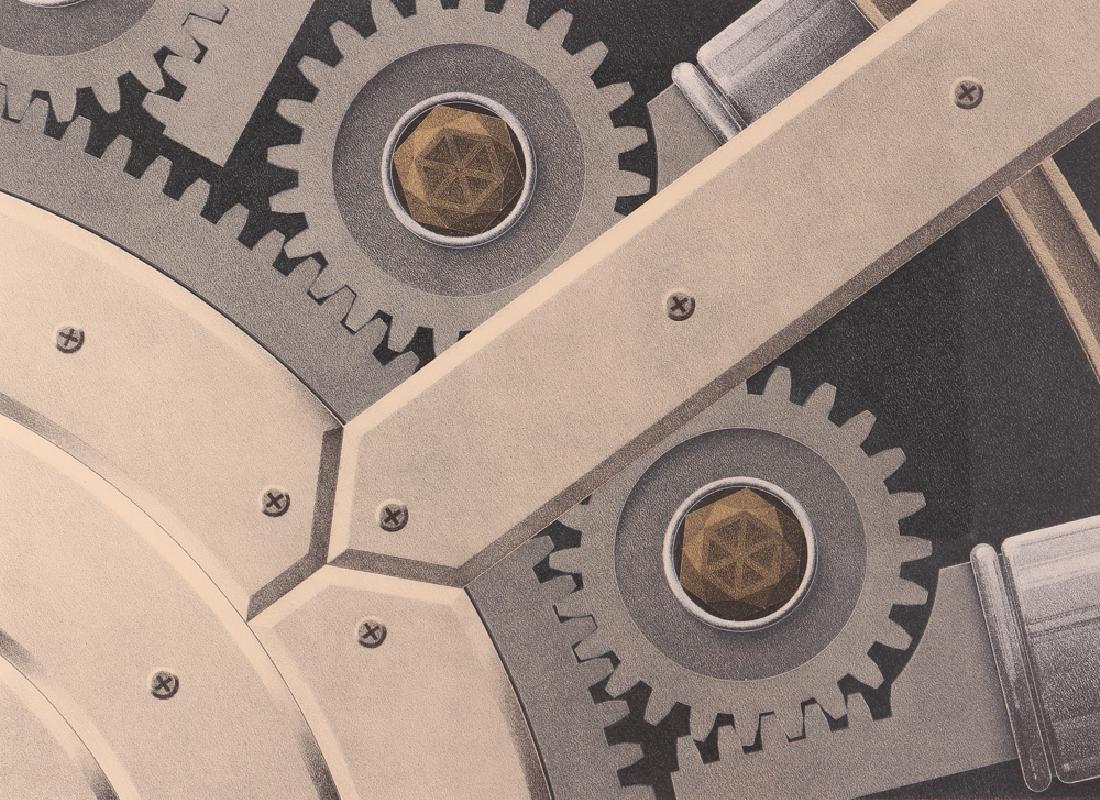 Hugh Kepets 1889 YDR II 1983 Mechanical Lithograph (1 of 9)