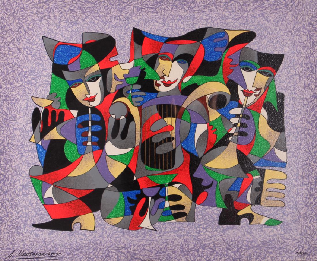 Antole Krasnyansky Musical Themed Serigraph (1 of 7)