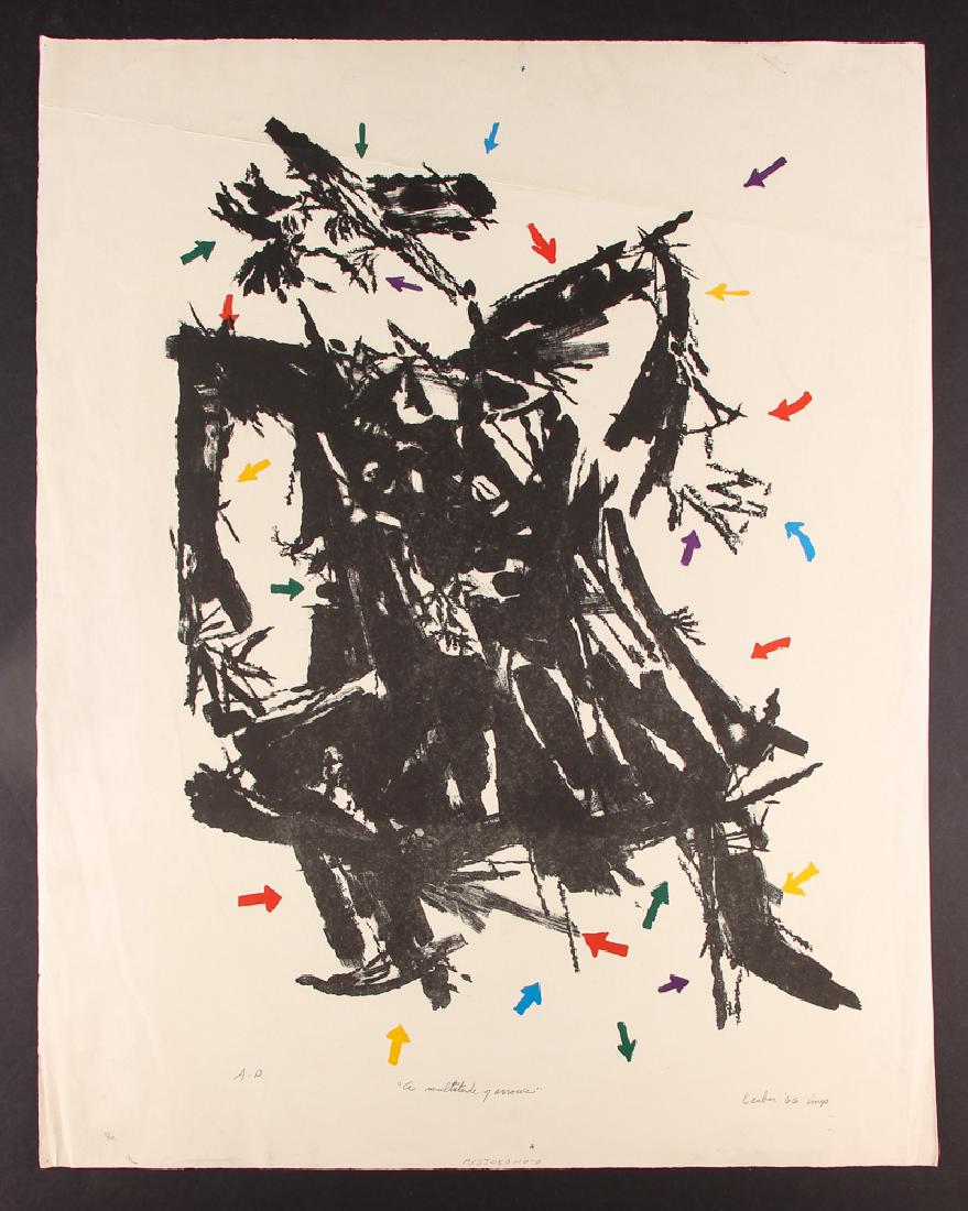 5 Gerson Leiber 1960's orig etchings and lithographs (1 of 10)