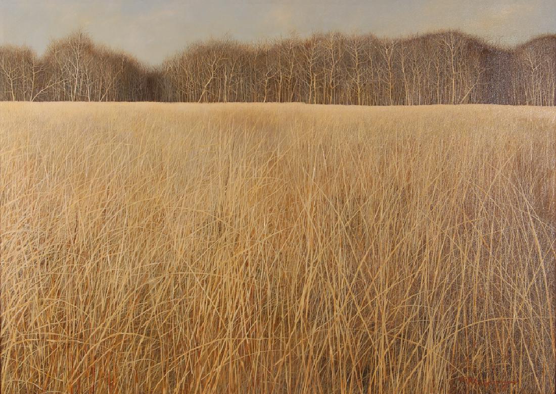 Charles Pitcher Oil 1979 Variations On A Straight Line (1 of 10)