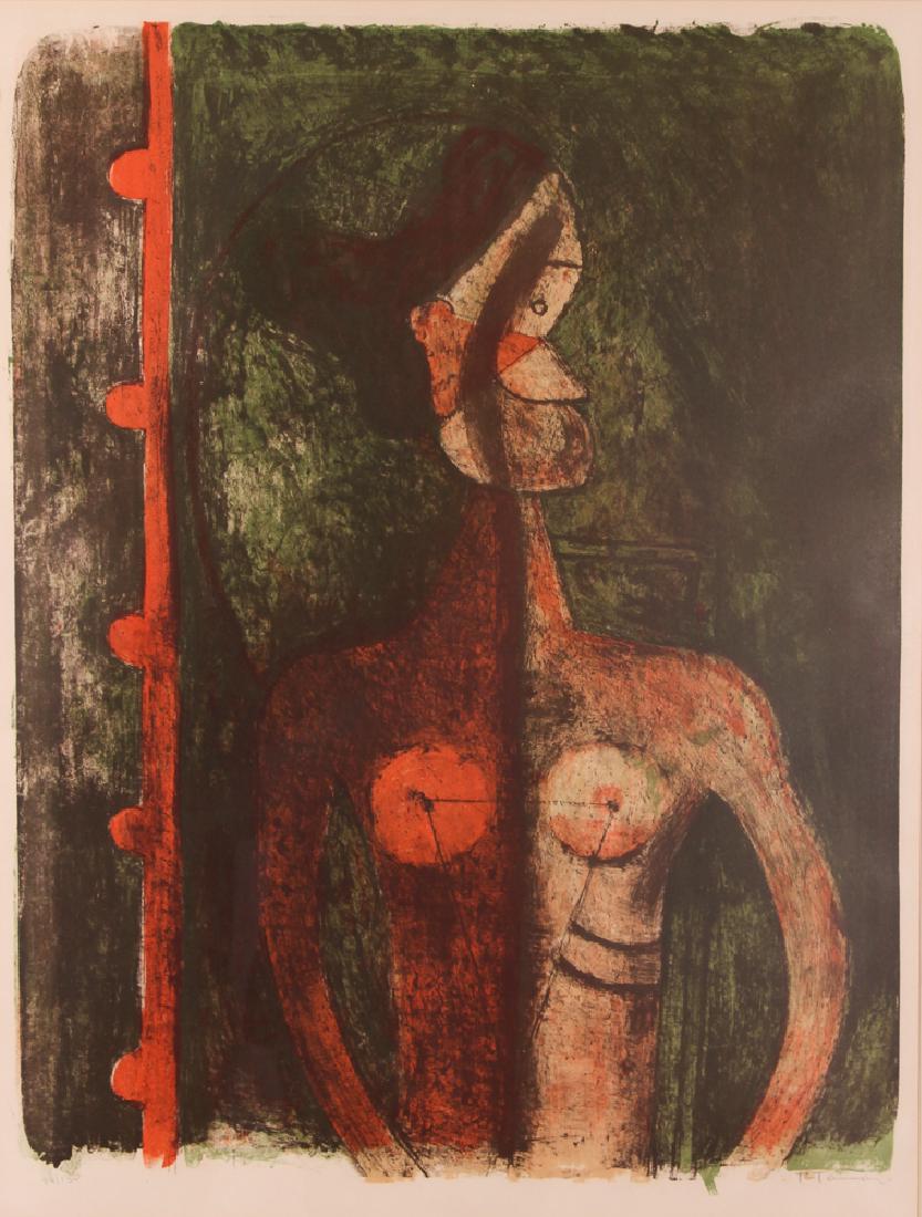 Rufino Tamayo Print With Figure (1 of 7)