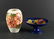 Moorcroft Hibiscus Pattern Pottery Vase and Compote