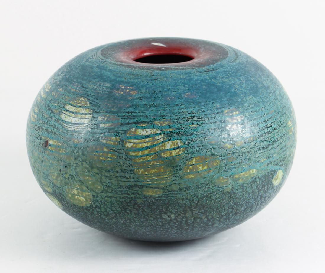 Daniel Crichton Strata Vessel, 1992 Blown glass vessel (1 of 8)