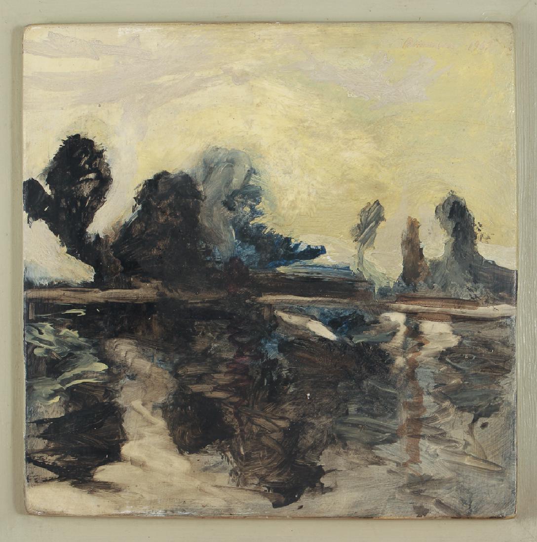 Anton Bowman painting Imaginary Landscape (1 of 8)