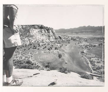 Mark Klett Playing Desert Golf, Moab, Utah, May 21,: Klett, Mark (American, born 1952); Playing Desert Golf, Moab, Utah, May 21, 1989, black and white photographs, 15.5 x 19.5 inches Provenance: Silver Eye Center for Photography Auction; A Pittsburgh Co