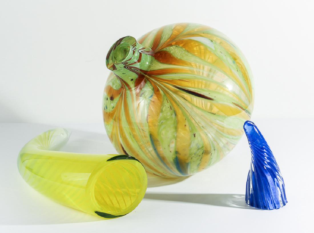 Kathleen Mulcahy 3 pc. Yellow Brown Spinner Horn set (1 of 7)