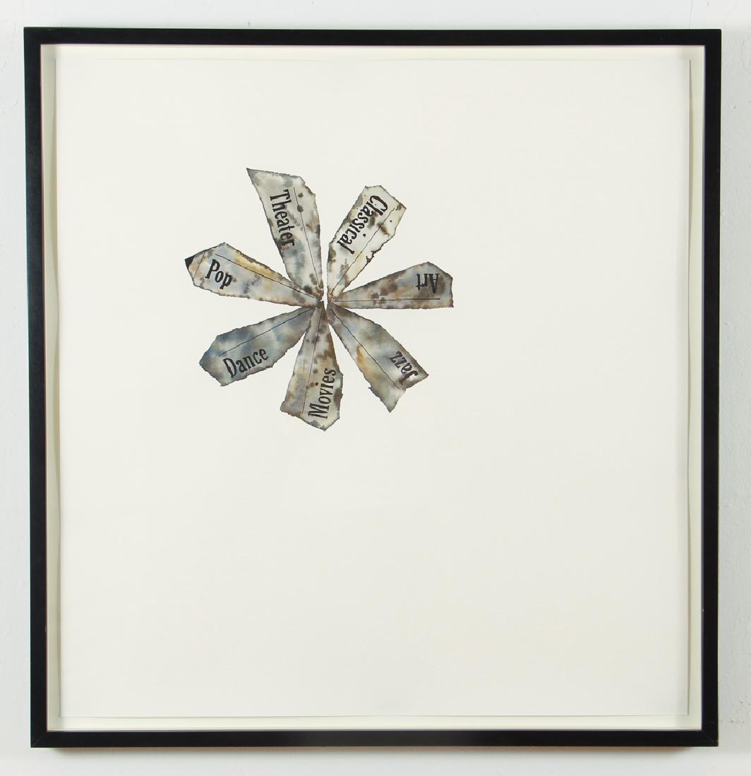 Dave Muller New York Times, The Week Ahead Star, 2002: Muller, Dave (American, b. 1964); New York Times, The Week Ahead Star, 2002, acrylic on paper, 29 x 30.25 inches, possibly signed on reverse, Provenance: Barbara Gladstone Gallery, New York; A Pittsbu