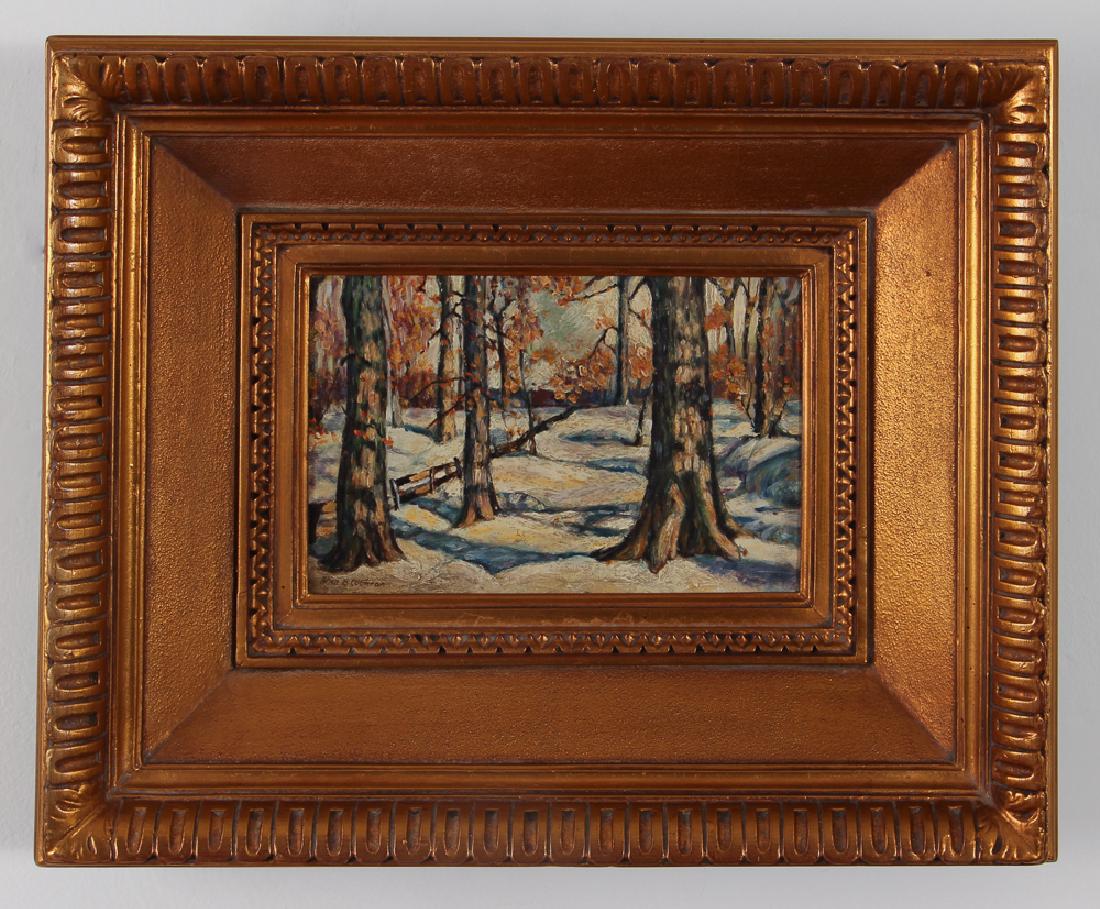 Allen Dean Cochran Snowy Landscape painting (1 of 6)