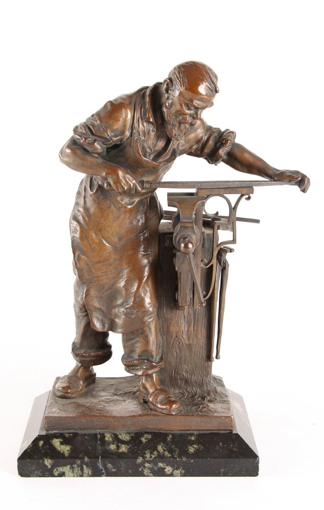 Carl Kauba early bronze The Machinist (1 of 5)