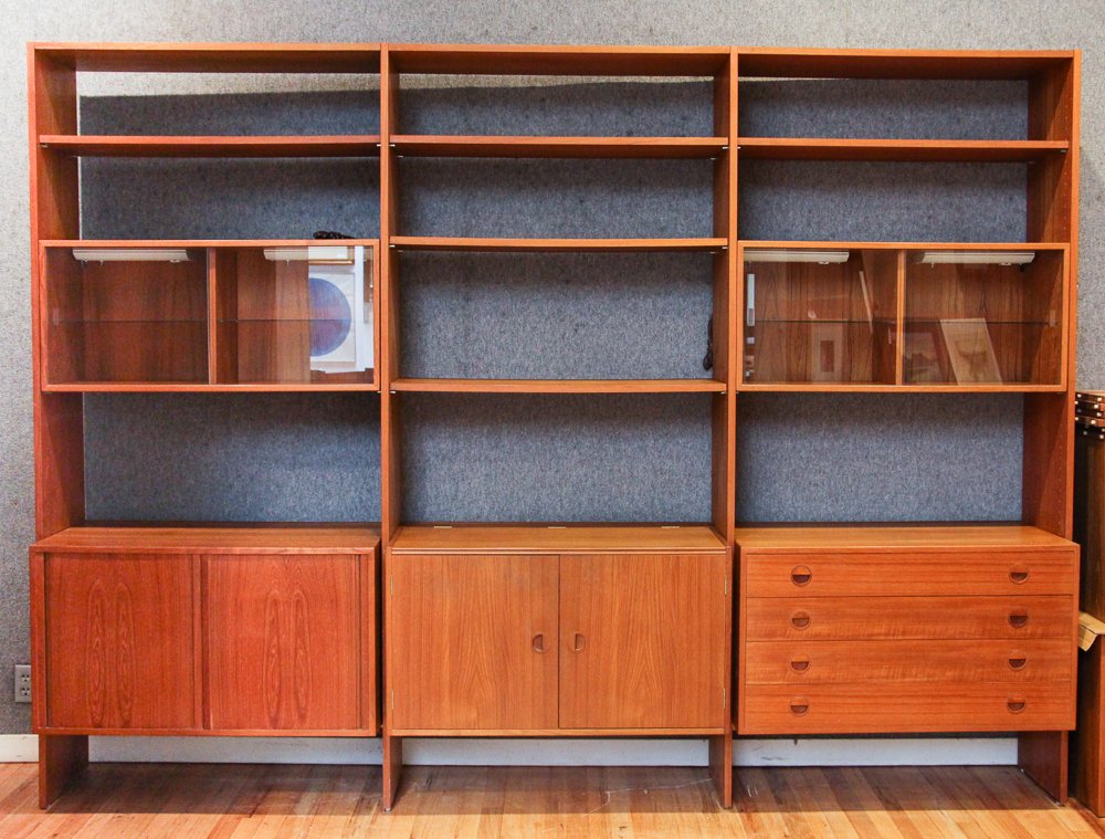Five Section Hansen and Guldborg Shelving Unit (1 of 9)