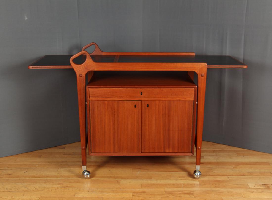 Erik Buch Teak Bar Cart for Dyrlund (1 of 9)