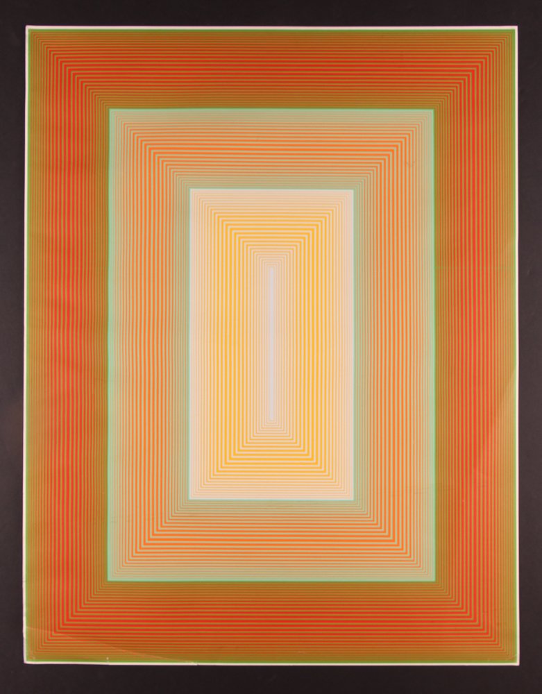 Richard Anuszkiewicz serigraph  Infinity (no. 7 of the (1 of 7)