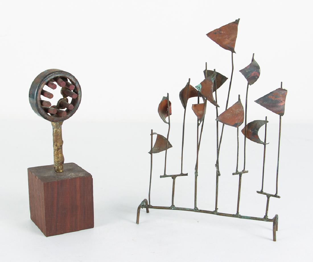 2 Glen Davis tabletop sculptures, Pennants and Figure (1 of 5)