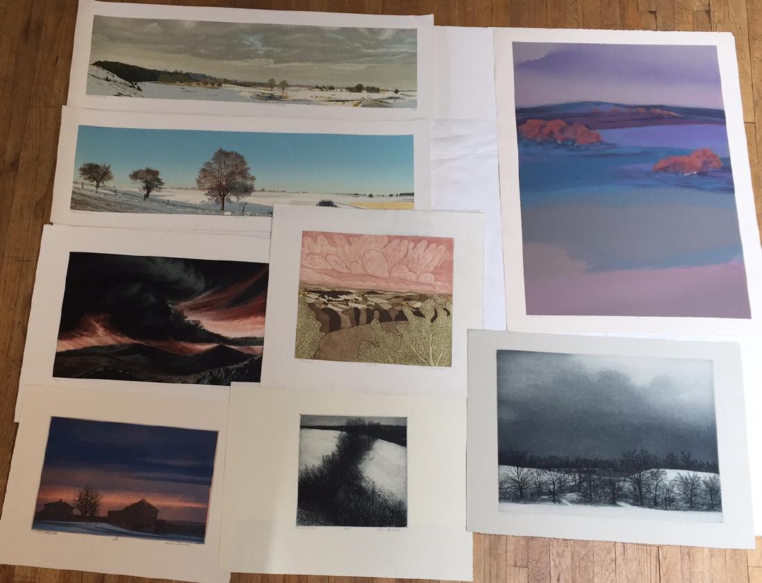Landscape prints various artists inc Herchenrader (1 of 3)