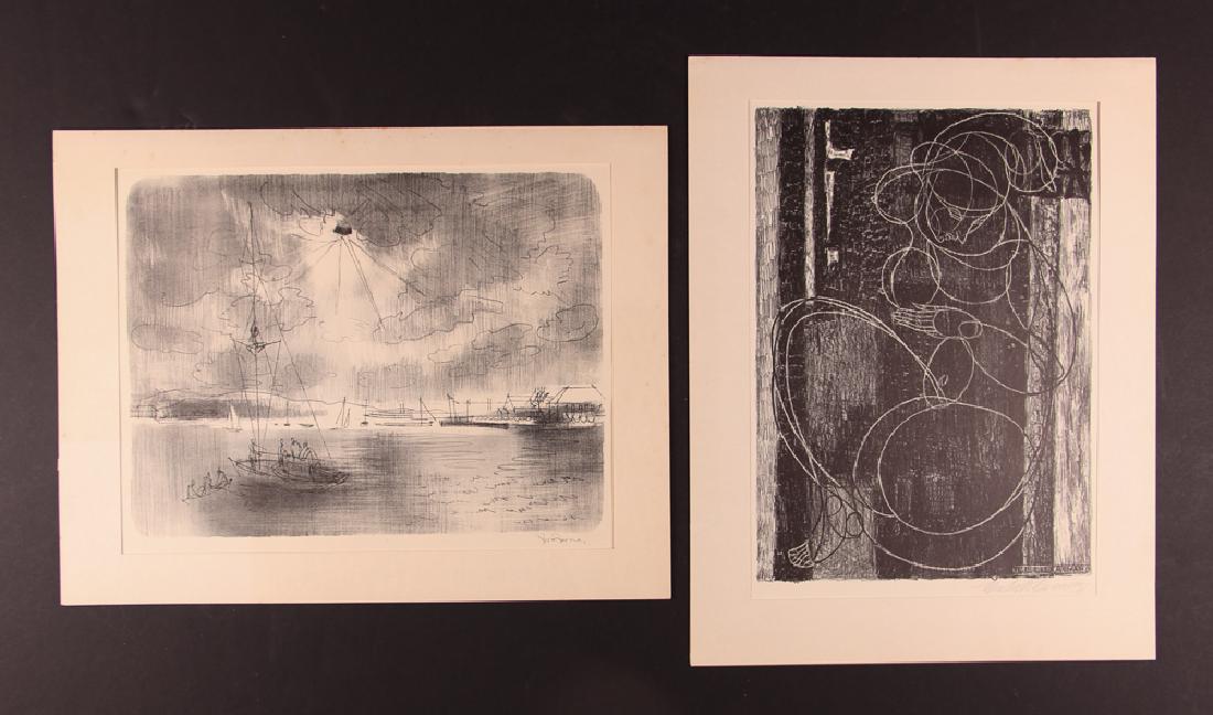 Two Associated American Artists Lithographs (1 of 8)