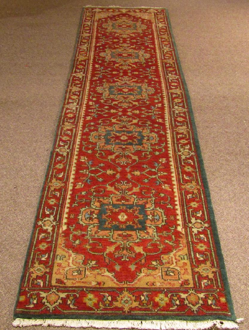 Indo Persian Heriz Serapi Runner Carpet (1 of 3)