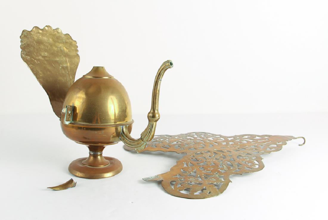 Middle East Peacock Form Brass Kettle (1 of 10)