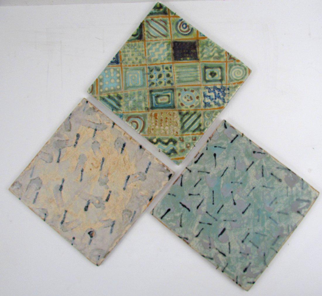 Three Ed Eberle Abstract Tiles (1 of 5)