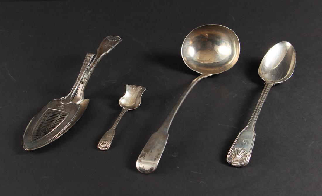 Four English Sterling Silver Serving Pieces (1 of 9)