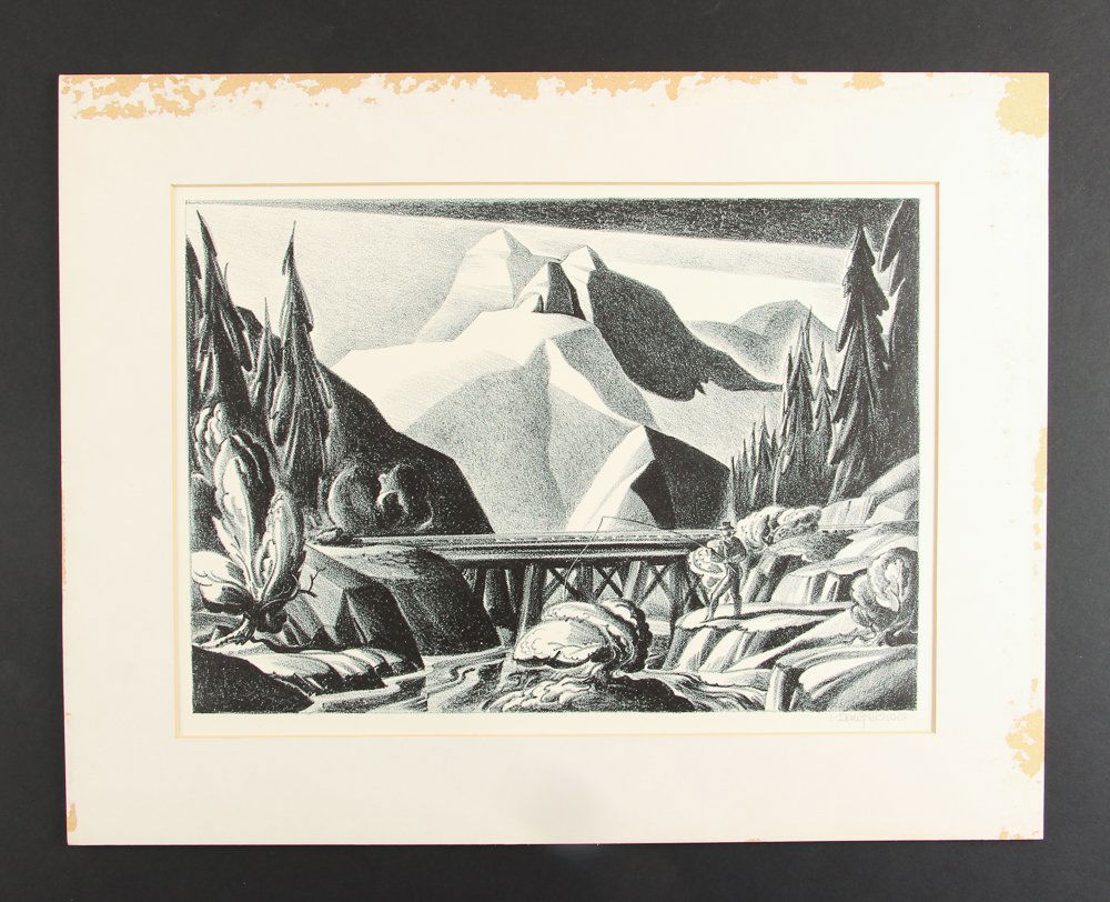 Dale Nichols AAA lithograph The Mountain (1 of 8)
