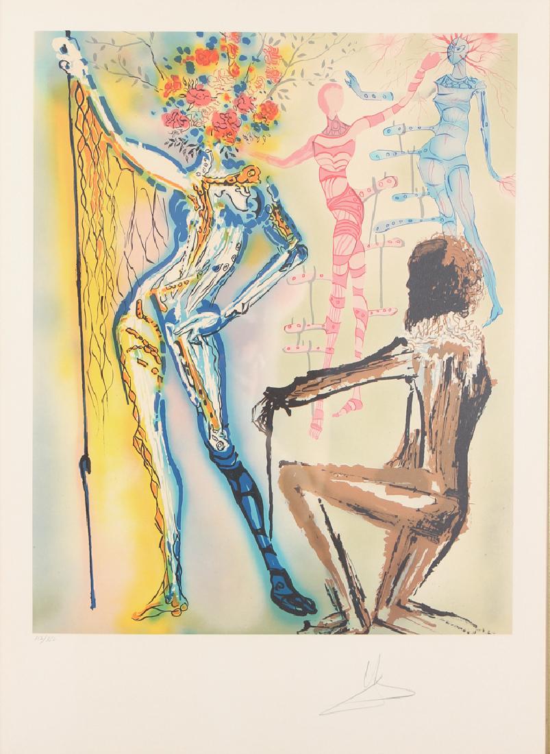 Salvador Dali 1980 lithograph The Ballet of the Flowers (1 of 9)