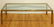 Tubular Brass Vintage glass top Coffee Table