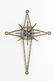 James Frappe Jere Style Mid Century Cross