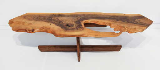 George Nakashima Olive Wood Minguren Coffee Table