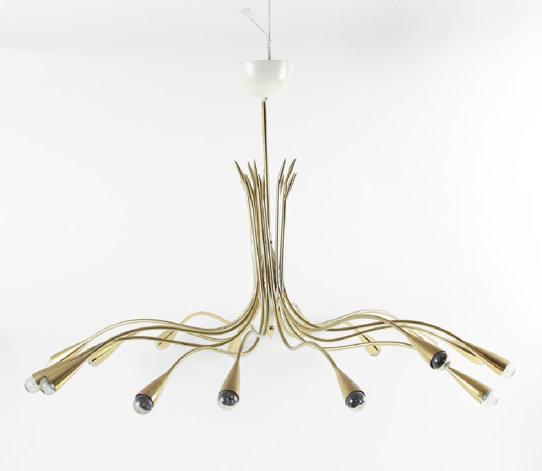 Mid Century Spider Chandelier by Oscar Torlasco (1 of 7)