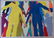 Jonathan Borofsky silkscreen Human Structure #2 , 2006