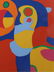 Jean Marie Haessle 1971 orig serigraph - 2