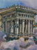Henry Koerner 1984 watercolor Arrott Building