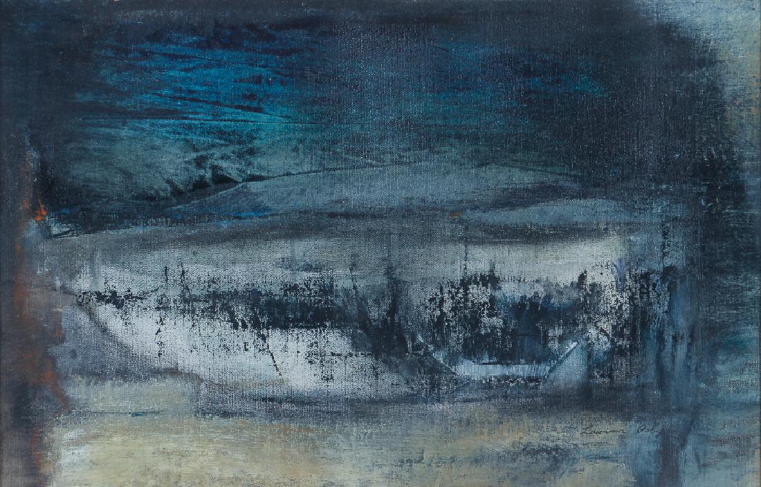 Larissa Osby Blue Harbour Oil Painting (1 of 4)