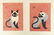 2 Kiyoshi Saito Siamese Cats woodblock prints