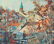 Robert Schmalzreid Southside Pittsburgh Oil Painting