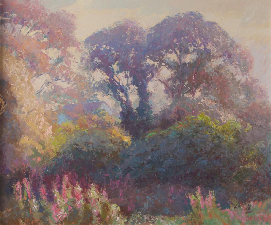 Gerald Deloach 1988 Impressionist painting Morning Haze (1 of 8)