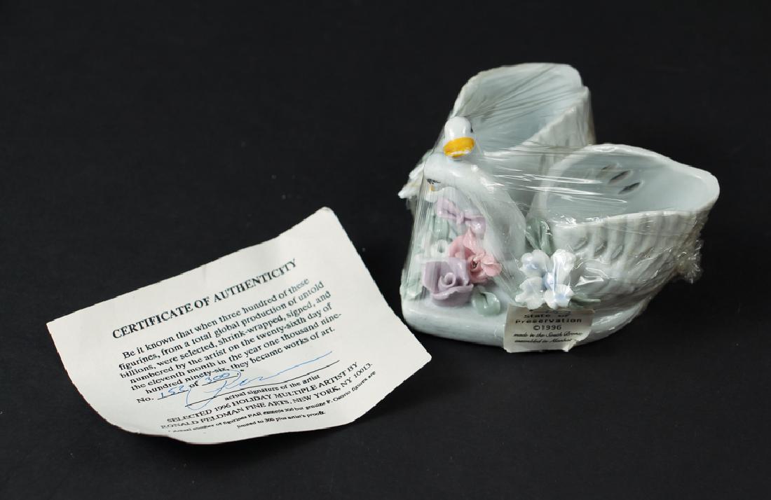 Pepon Osorio 1996 State of Preservation ceramic: Osorio, Pepon (Puerto Rican/American, Born 1955), State of Preservation, 1996, glazed porcelain, made in South Bronx, assembled in Manhattan from an edition of 300, this is 152 of 300 and comes with a