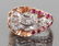 Art Deco/Moderne 14K Gold Diamond Ruby Ring