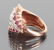 Art Deco/Moderne 14K Gold Diamond Ruby Ring - 5