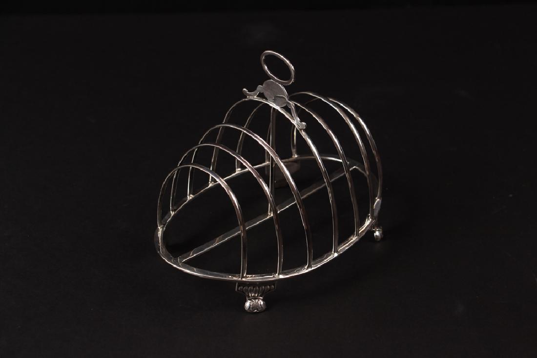 George III Sterling Silver Toast Rack (1 of 4)