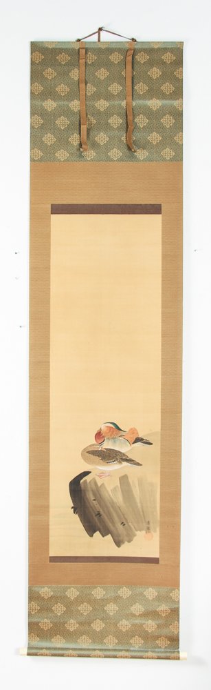 Antique Japanese Scroll Painting on Silk (1 of 6)